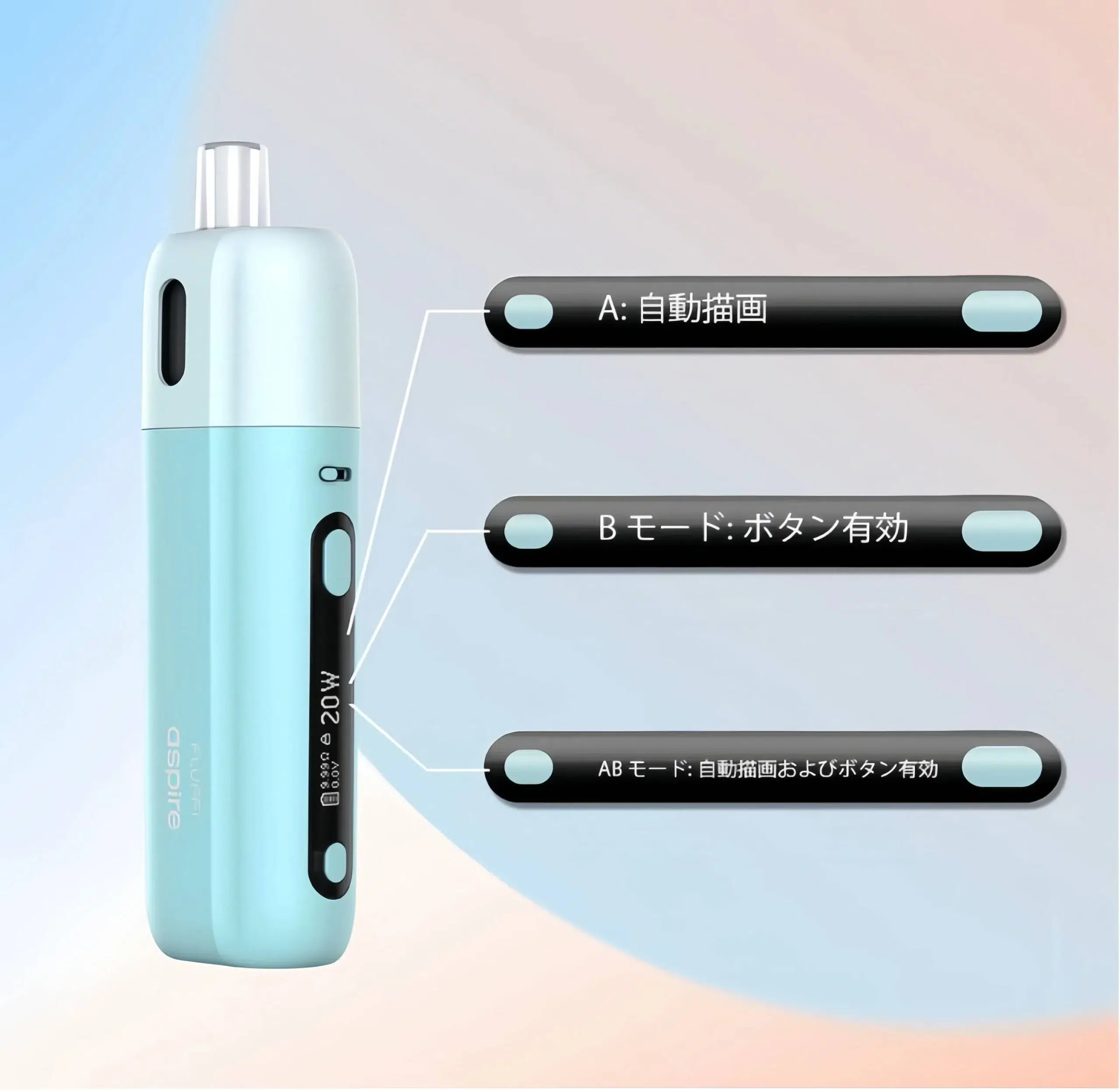 ASPIRE FLUFFI 酪梨妹妹註油主機套組
