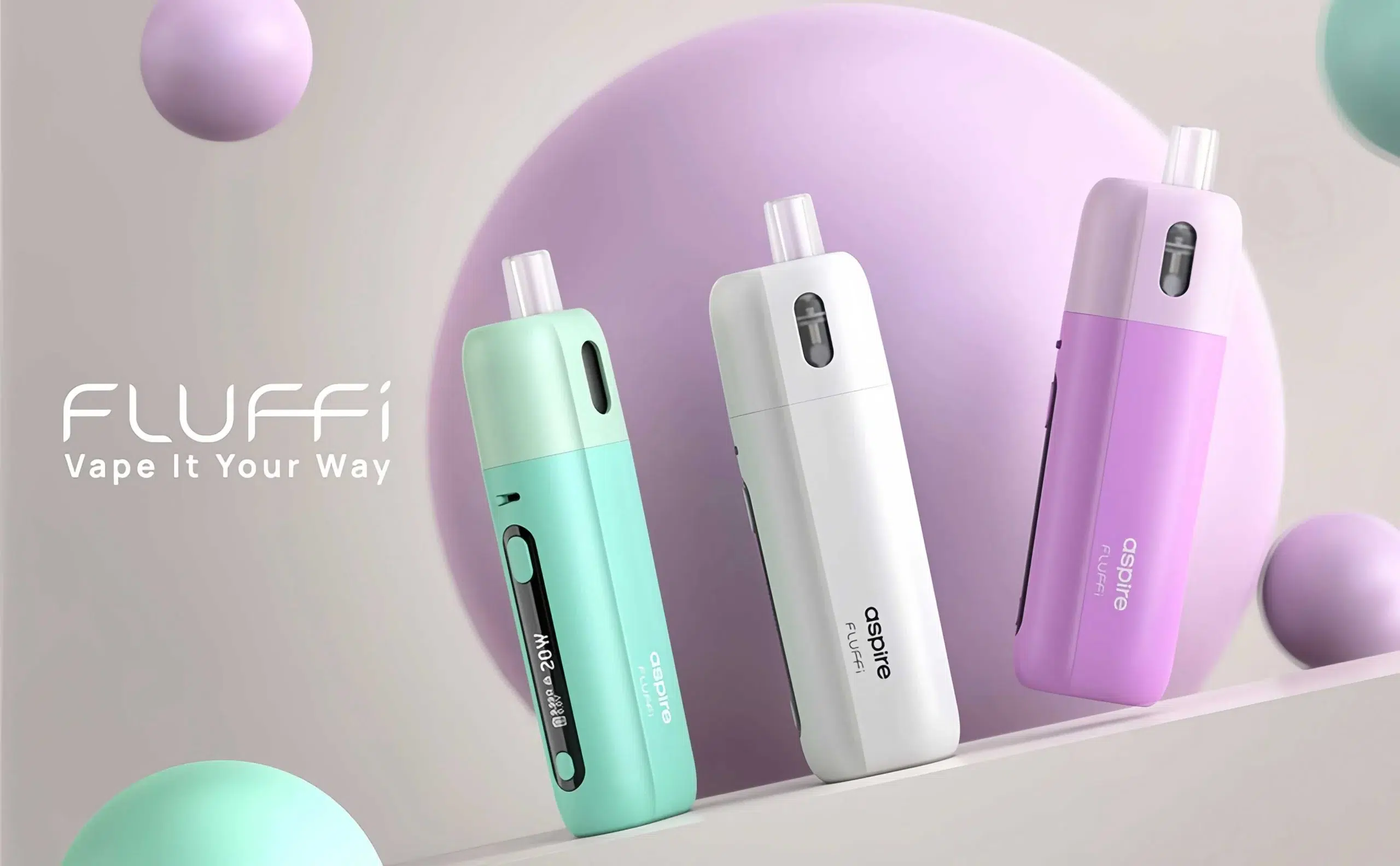 ASPIRE FLUFFI 酪梨妹妹註油主機套組