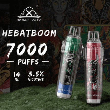 HEBAT BOOM 7000 PUFFS 喜貝抛棄式電子煙