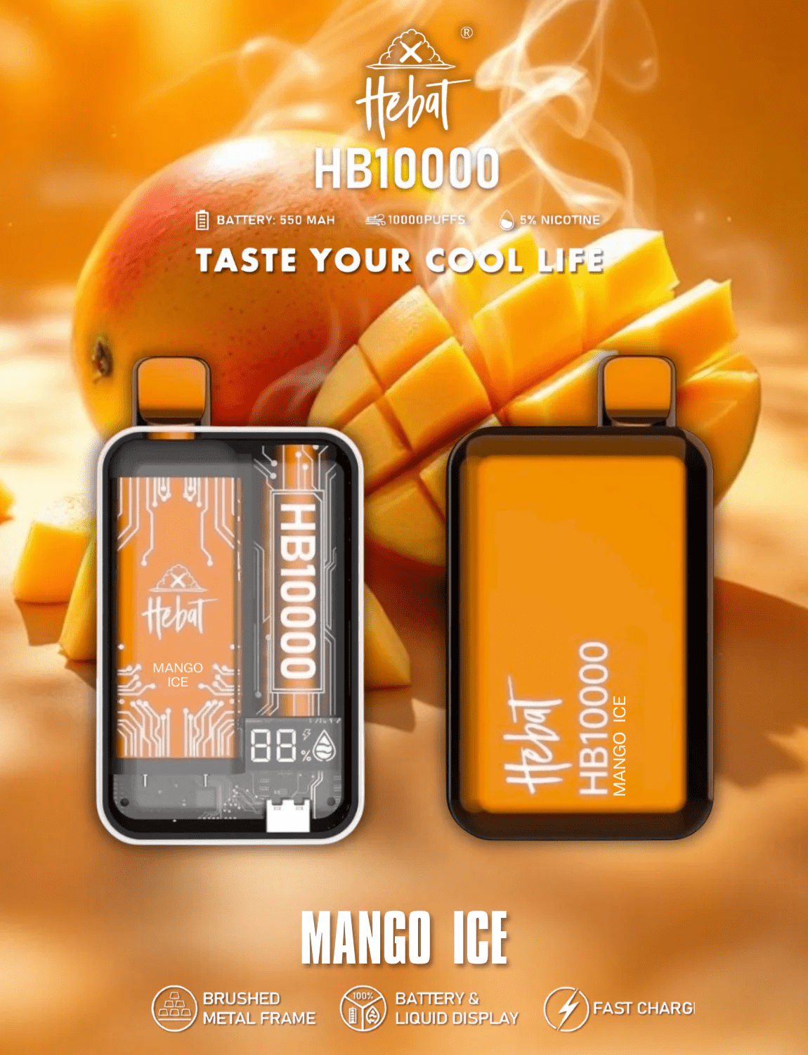 Hebat 10000 puffs喜貝一次性電子煙
