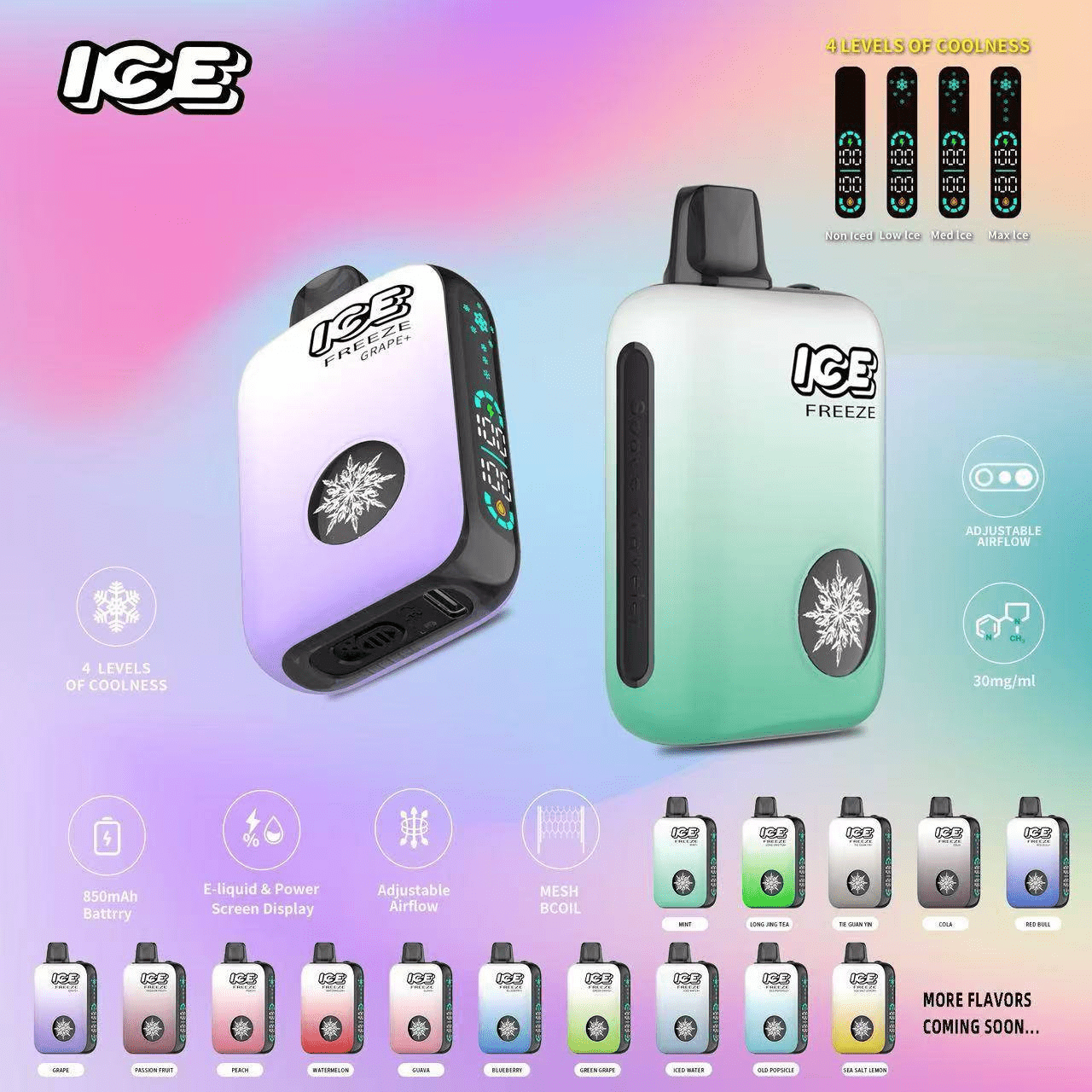 ICE FREEZE 10000 PUFFS 拋棄式電子煙