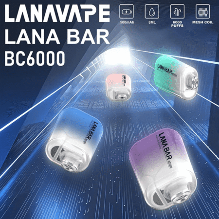 LANA Bar BC 6000 Puffs 拋棄式電子煙