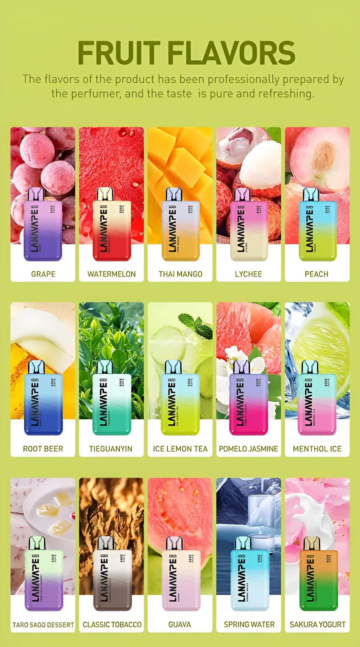 LANA Bar BC 6000 Puffs 拋棄式電子煙