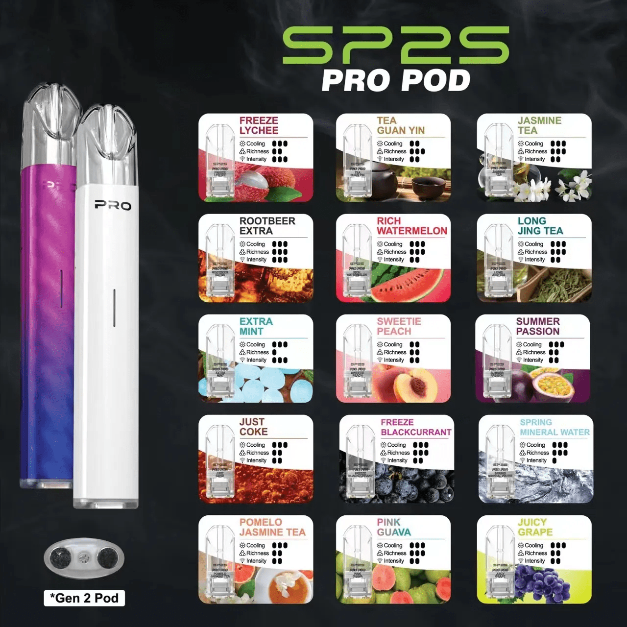 SP2S 煙彈 全新升級PRO透明煙彈