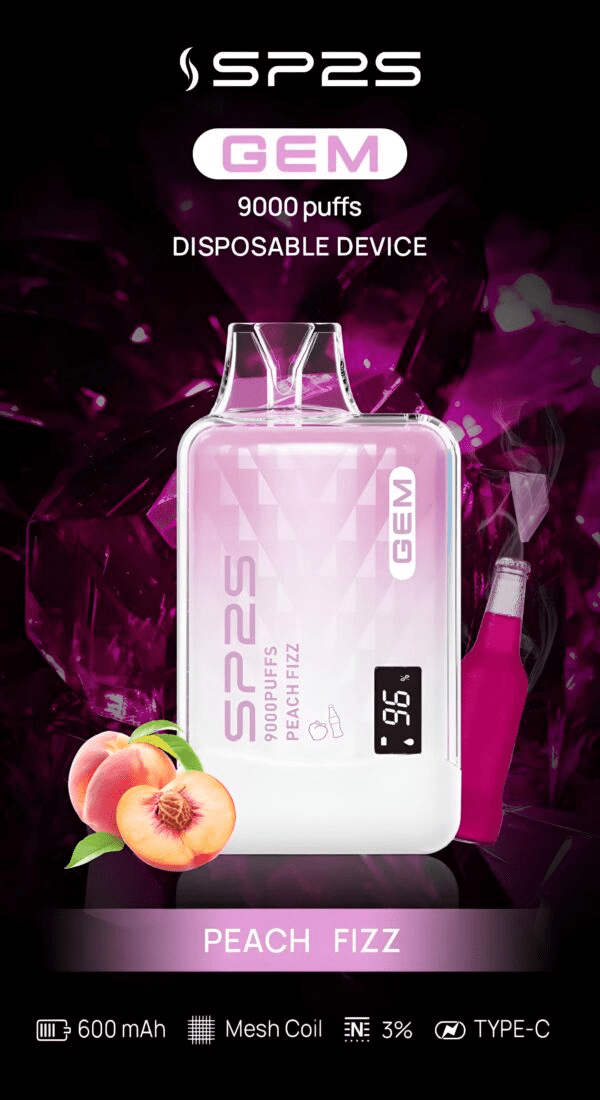 SP2S GEM 9000 PUFFS 拋棄式電子煙