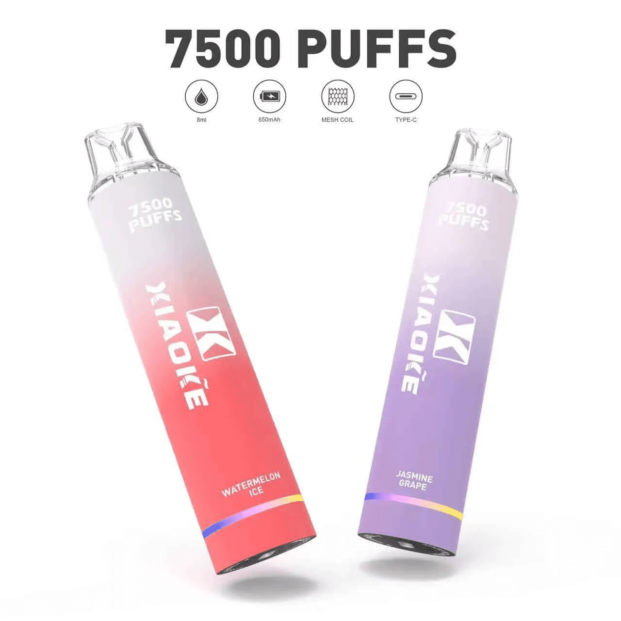 XIAOKE 7500 PUFFS 梟客棄式抛電子煙