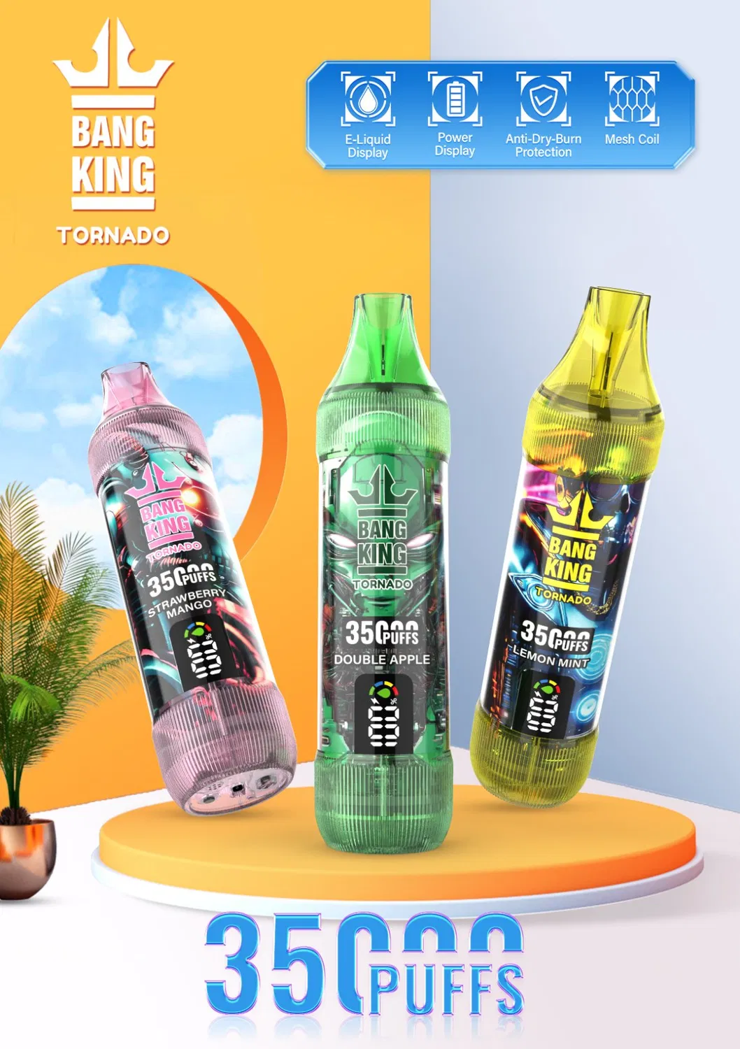 BANG KING 35000 PUFFS 60000口