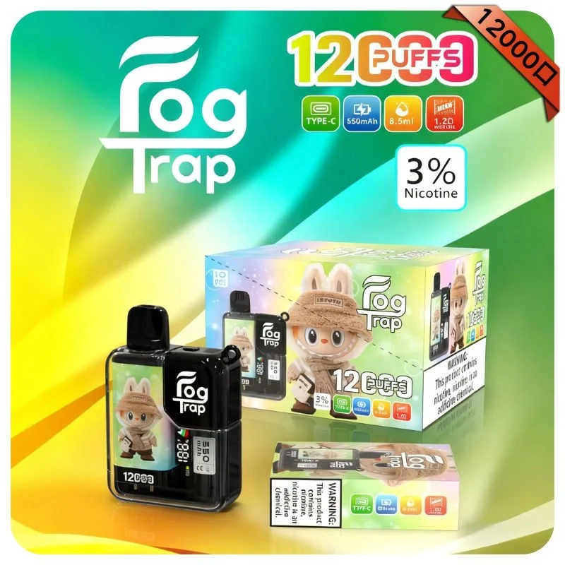 Fog Trap 拉布布蠟筆小新系列 12000 Puffs 拋棄式電子菸