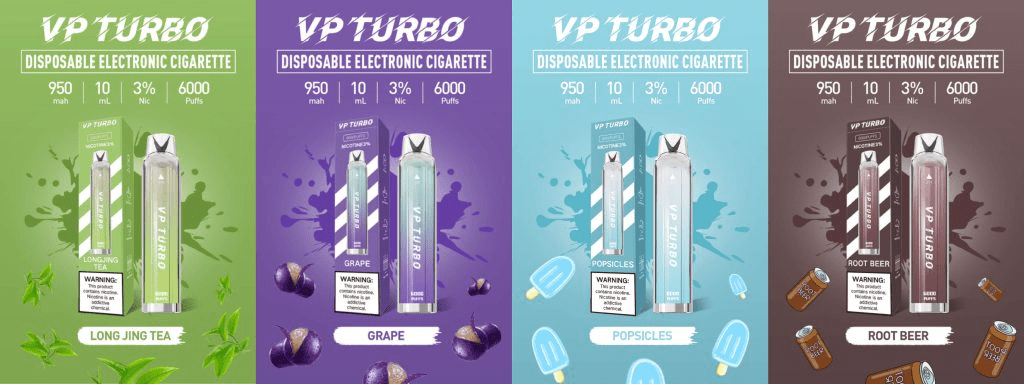 VP Turbo 6000 Puffs 拋棄式電子菸