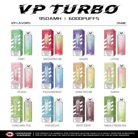 VP Turbo 6000 Puffs 拋棄式電子菸