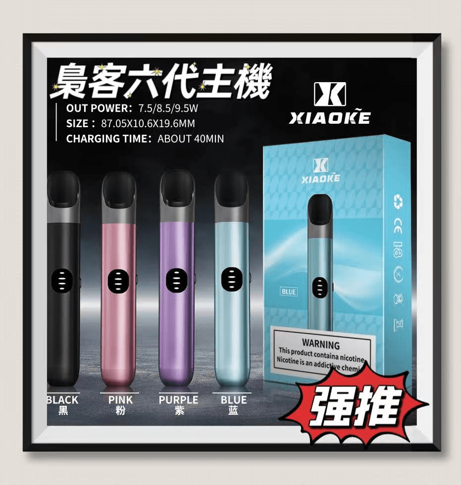 XIAOKE六代主機 梟客霧化桿