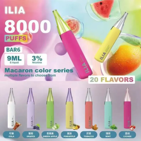 ILIA哩亞6代ILIA 8000 Puffs