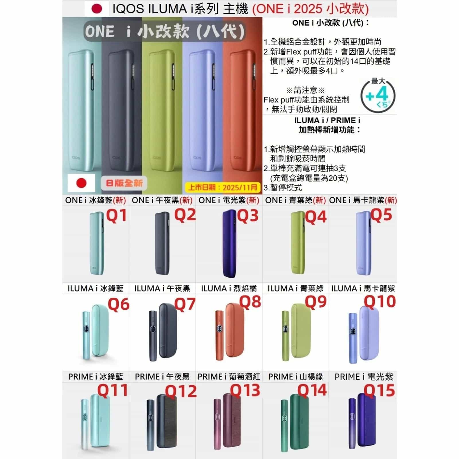 IQOS ILUMA I ONE加熱菸主機