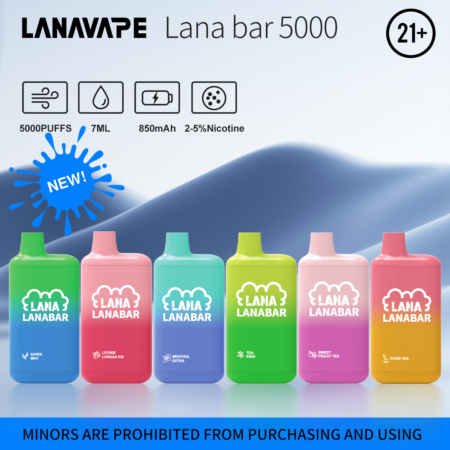 LANA BAR 5000 Puffs拋棄式電子煙