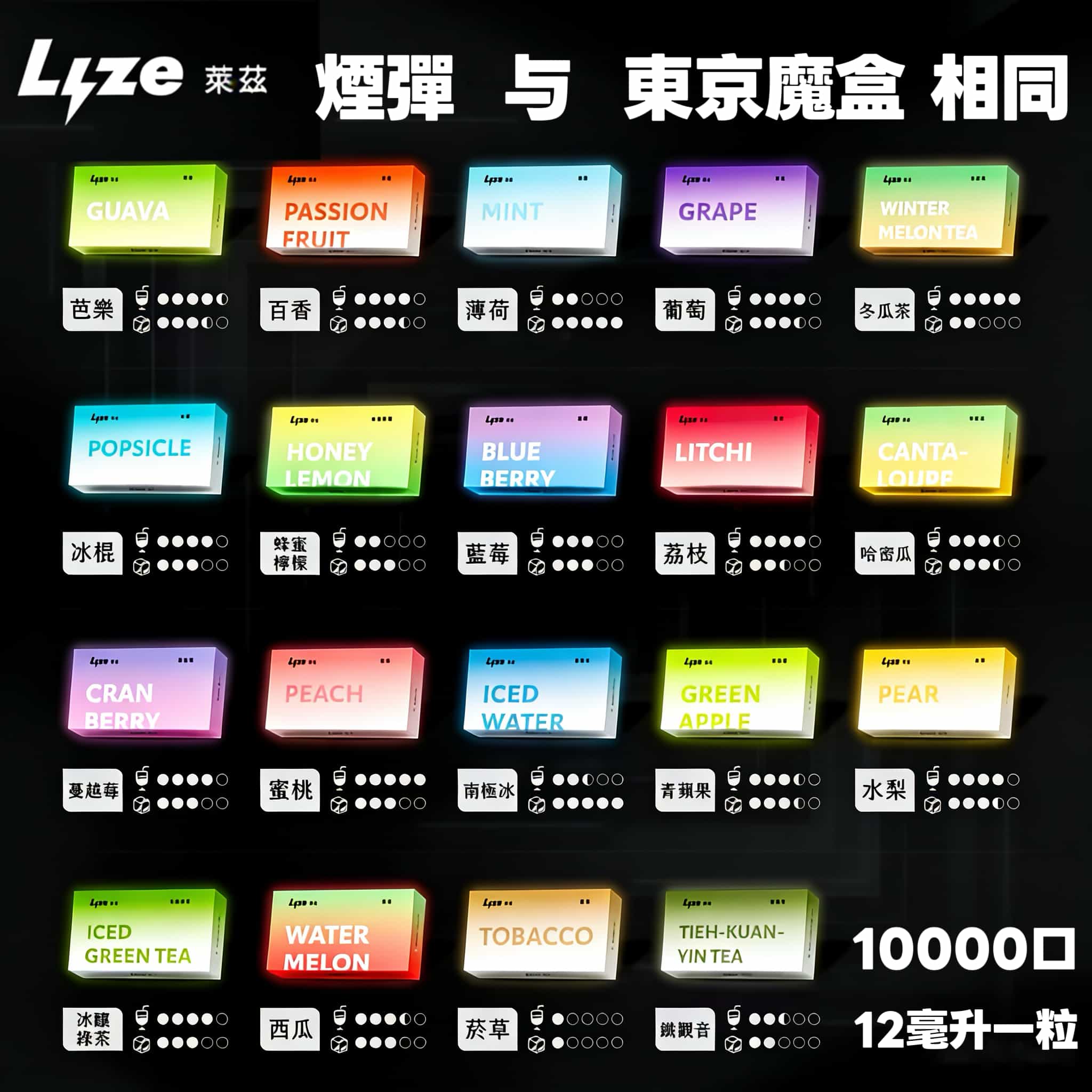 Lyze 萊茲 電子煙彈 10000口